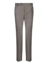 Incotex Belt Loops Casual Pants In Brown