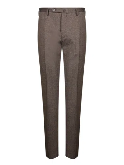 Incotex Trousers In Brown