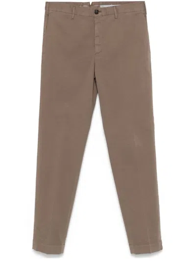 Incotex Trousers In Brown