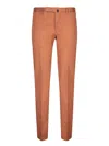 Incotex Brown Slim Fit Trousers In Brown