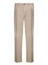 Incotex Brown Chino Pants In Brown