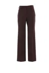 Incotex Straight Leg Trousers With Belt Loops And Pockets In Brown