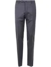 Incotex Tailored Trousers With Creased Design And Pockets In Grey