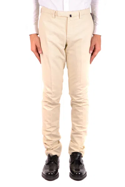 Incotex Trousers Cream In Neutral