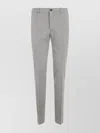 Incotex Trousers Featuring Striped Pattern And Belt Loops In Gray