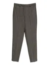 Incotex Tailored Trousers With Pockets And Loops In Gray