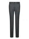 Incotex Belt Loops Casual Pants In Gray
