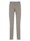 Incotex Stretch-cotton Trousers In Gray