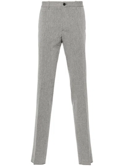 INCOTEX TROUSERS,1T0084.40935 900 LIGHT GREY
