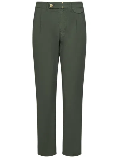 Incotex Trousers In Green