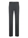 Incotex Tailored Grey Trousers With Classic Button Closure In Gray
