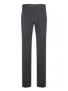 Incotex Tailored Grey Trousers With Classic Button Closure In Gray