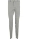 Incotex Trousers Featuring Striped Pattern And Belt Loops In Grey