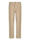 Incotex Straight Leg Trousers In Grey