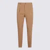 Incotex Trousers Light And Natural In Brown