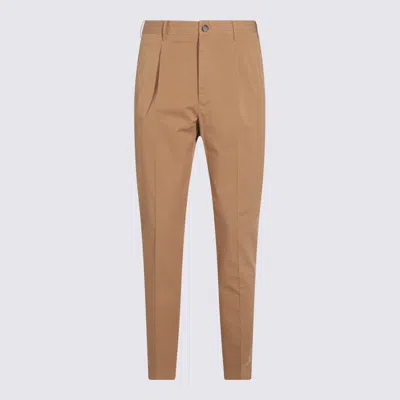 Incotex Trousers Light And Natural In Brown