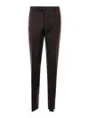 Incotex Belt-loop Casual Pants In Marrón
