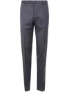 Incotex Tailored Trousers With Creased Design And Pockets In Mid Grey