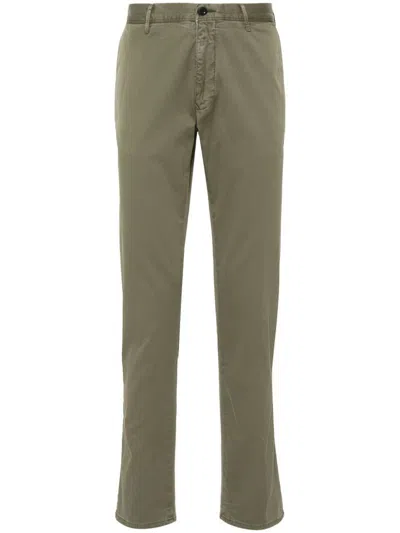 Incotex Trousers With Back Pockets And Belt Loops In Gray