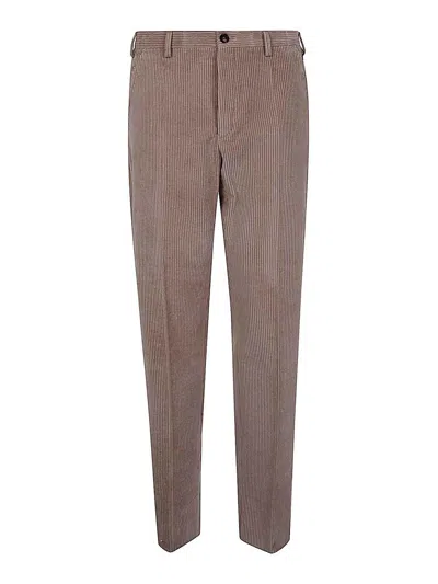 Incotex Trousers In Nude & Neutrals