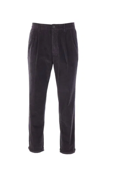 Incotex Trousers In Purple