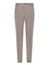 Incotex Belt Loops Casual Pants In Brown