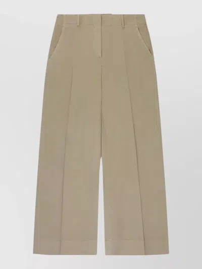Incotex Trousers Tailored Style Belt Loops Side Pockets In Neutral