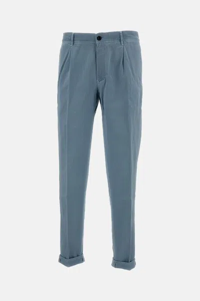 Incotex Trousers Tapered Fit In Blue