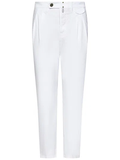 Incotex Trousers In White