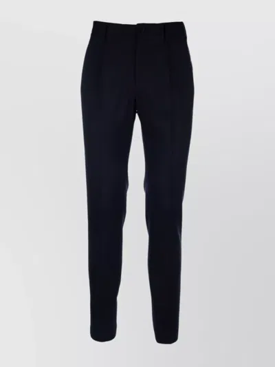 Incotex Trousers With Back Pockets And Belt Loops