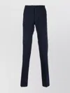 Incotex Trousers With Back Pockets And Belt Loops In Black