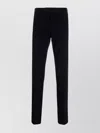 Incotex Trousers With Back Pockets And Belt Loops In Black