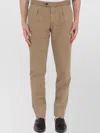 Incotex Trousers With Back Pockets And Belt Loops In Brown