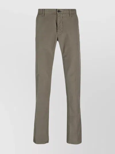 INCOTEX TROUSERS WITH BACK POCKETS AND BELT LOOPS