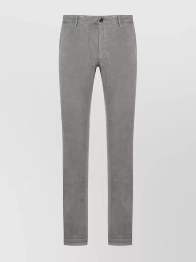 INCOTEX TROUSERS WITH BACK POCKETS AND BELT LOOPS