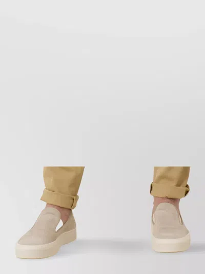 Incotex Trousers With Back Pockets And Rolled Cuffs In Brown