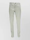 Incotex Trousers With Back Pockets And Rolled Cuffs In Green