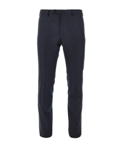 Incotex Trousers With Belt Loop Details In Blue
