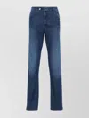 Incotex Trousers With Belt Loops And Five-pocket Design In Blue