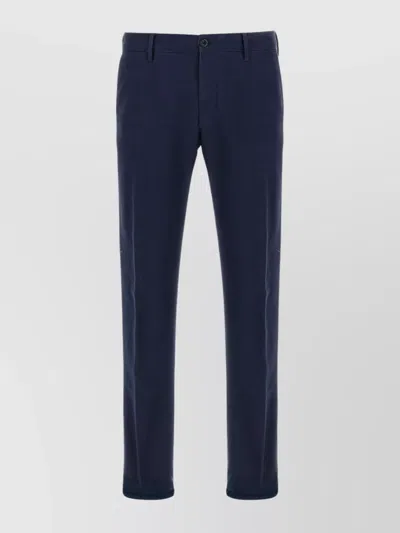 INCOTEX TROUSERS WITH BELT LOOPS AND POCKETS