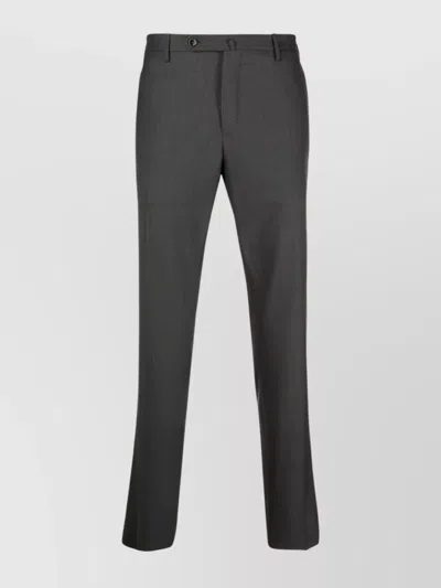 Incotex Trousers With Belt Loops And Pockets In Gray