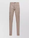 Incotex Trousers With Pockets And Belt Loops In Neutral