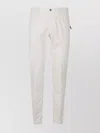 Incotex Trousers With Pockets And Belt Loops In White