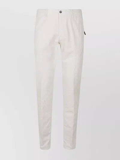 INCOTEX TROUSERS WITH POCKETS AND BELT LOOPS