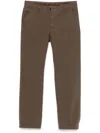 Incotex Mid-rise Chino Trousers In 635