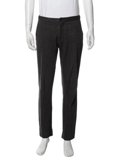 Pre-owned Incotex Tweed Pattern Dress Pants In Grey