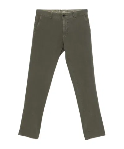 INCOTEX TWILL TAPERED TROUSERS