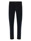 Incotex Velvet Trousers In Blue
