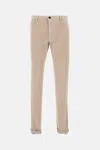 Incotex Venezia 1951 Straight-leg Cotton-blend Moleskin Trousers In Neutral