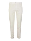 Incotex Velvet Trousers In White